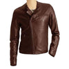 Handmade Tan Brown Stylish Leather Jacket