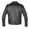Handmade Mercado's Quilted Biker Leather Jacket With Waist Belt