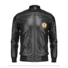 Handmade Bitcoin Bomber Leather Jacket Crypto Jacket