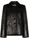 Handmade Crescent Moon Leather Jacket