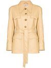 Handmade Felix Belted Single-Breasted Jacket
