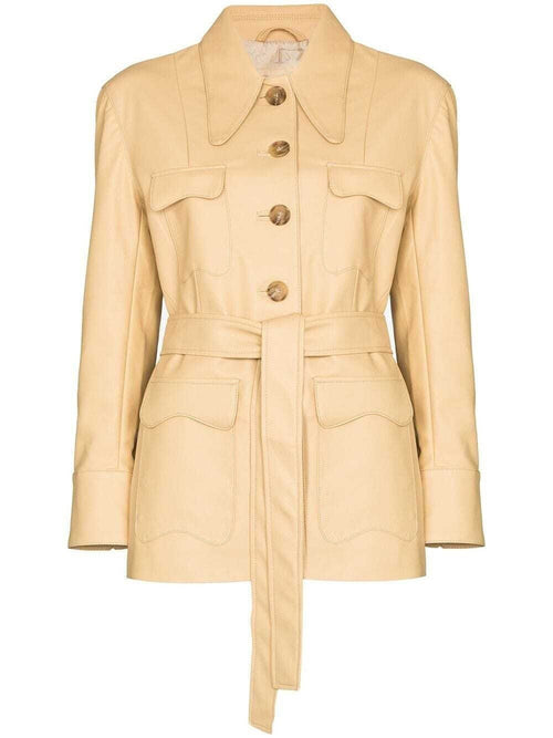 Handmade Felix Belted Single-Breasted Jacket