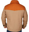 Handmade  Yellowstone Kevin Costner John Dutton Brown Cotton Jacket