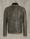 Handmade Gangster Leather Jacket