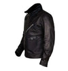 Handmade 24 Legacy Ashley Thomas (Isaac Carter) Fur Collar Leather Jacket