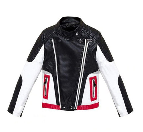 Handmade Cafe Racer Brando Motorcycle Faux Quilted Style Men's Black Biker Leather Jacket