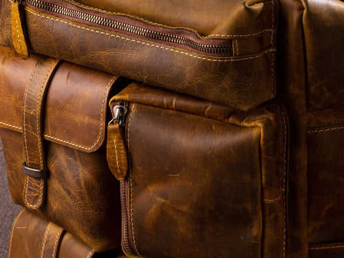 Heritage Nomad Leather Backpack by Ox and Bulls