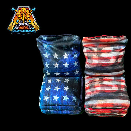 Blue Line Flag Police Cornhole Boards