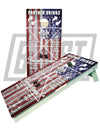 Drinking Game Shots American Flag Cornhole Boards
