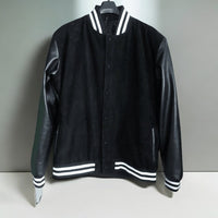 Handmade Love is Love LGBTQ Varsity Jacket With Leather Sleeves! "Pride Jacket"- A LGBTQ Handmade Leather Jacket Celebrating Diversity