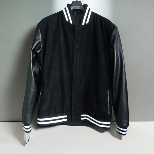 Handmade Love is Love LGBTQ Varsity Jacket With Leather Sleeves! "Pride Jacket"- A LGBTQ Handmade Leather Jacket Celebrating Diversity
