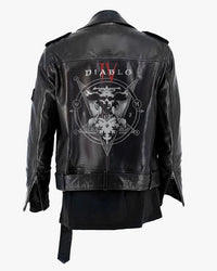 Handmade Diablo Leather Jacket for Cosplay Diablo IV Gaming Cosplay Jacket