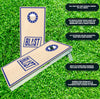 Customize your lake name in Michigan Cornhole Boards