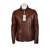 Ox and Bulls Dark Brown Classic Biker Leather Jacket