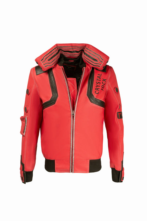 Akira Shotaro Kaneda Capsule Cybernetic Futuristic Cosplay Jacket Handcrafted by Ox and Bulls