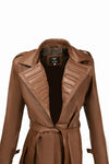 Gambit X-97 Trench Long Leather Trench Overcoat Coat Cosplay Costume Handcrafted by Ox and Bulls