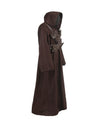 The Jedi Cloak Handcrafted Desert Nomad Cloak with Leather Chest Straps - Ox and Bulls Exclusive