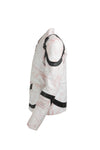 The Starwars StormTrooper Inspired White Leather Jacket Designed and Handcrafted by Ox and Bulls