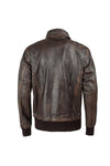 Handmade  A2 Aviator RAF Flight Bomber Jacket Handmade Real Leather Jacket for Men
