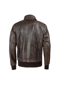 Handmade  A2 Aviator RAF Flight Bomber Jacket Handmade Real Leather Jacket for Men