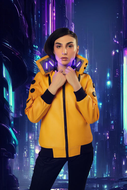 Customizable Cybernetic Maverick Jacket inspired by the Lucy Cyber-punk Jacket -Handmade Cosplay- Make your own Cyberpunk Jacket!