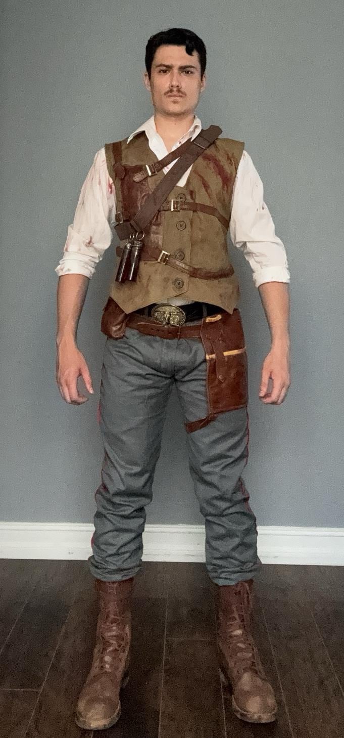 Edward Richtofen Primis Outfit COD – Tactical Leather Vest, Pants & Ac ...