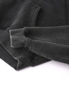 Two Faced Snow Washed Cropped Hoodie