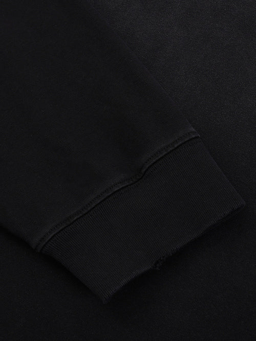 Claw Through Raw Edge Cotton Crewneck