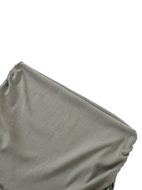 Dyed Washed Straight Hip-Hugging Slim Skirt