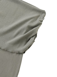 Dyed Washed Straight Hip-Hugging Slim Skirt