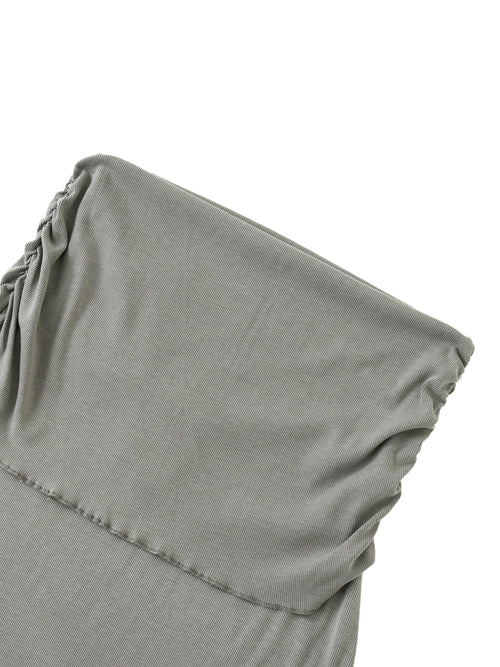 Dyed Washed Straight Hip-Hugging Slim Skirt