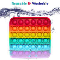 .4 Extra Rainbow Fidget Mats (The Fidget Game: Sight Words)