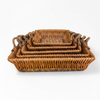 Multi-Functional Willow Baskets Full Collection -5 Pieces Set