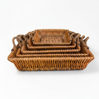 Multi-Functional Willow Baskets Full Collection -5 Pieces Set