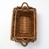 Willow Baskets for Countertop, Bread and Fruit – Set of 2