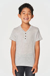 Chaser - Boys Short Sleeves Henley Tee