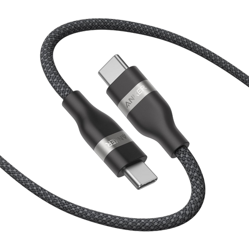 Anker USB-C to USB-C Cable (3 ft / 6 ft, 240W, Upcycled-Braided)