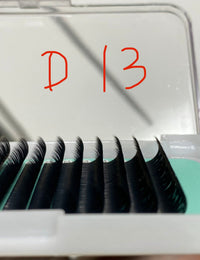 Cashmere PRO Extra Matte Deep Black Lashes 0.05mm【16-lines No-logo】【Best Quality Ever】