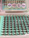 10D Slim/Sharp/Pointy Root Medium Stem Premade Fans 16 lines NO-Logo 160 fans【Sale】