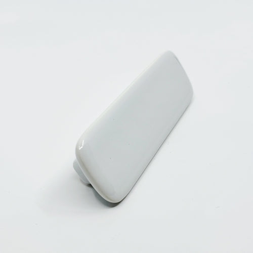 Glossy White "Tabula" Cabinet Knob and Drawer Pull Euro • Knobs