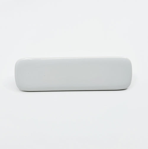 Glossy White "Tabula" Cabinet Knob and Drawer Pull Euro • Knobs