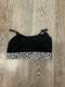 BLACK WITH LEOPARD BAND / S