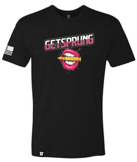 Get Sprung V2 White Bullet lips unisex T-Shirt XS-XXL