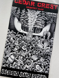 Cedar Crest Ramp Blood and Steel Premier Sticker 5"