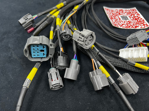 SPDZ1 OBD2 Budget D & B-Series Tucked Engine Harness Civic Integra B18/B16/D16/D15