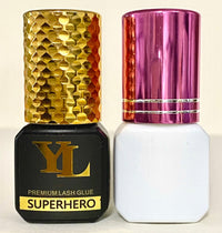 SUPERHERO Lash Glue 0.5-1 Second Fast Dry | EXTRA STRONG- LONG RETENTION 8 weeks【For low to medium humidity】
