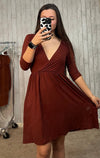 Dark Rust Dress