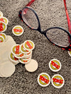 Team Toxic Tiny Stickers 1" (pack of 3)
