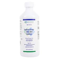 Sodium Citrate/Citric Acid 500 - 334 mg/5 mL Sugar-Free Solution, 473 mL