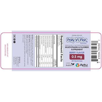 Poly-Vi-Flor® Chewable Tablets – 0.5 mg Fluoride (30 ct)